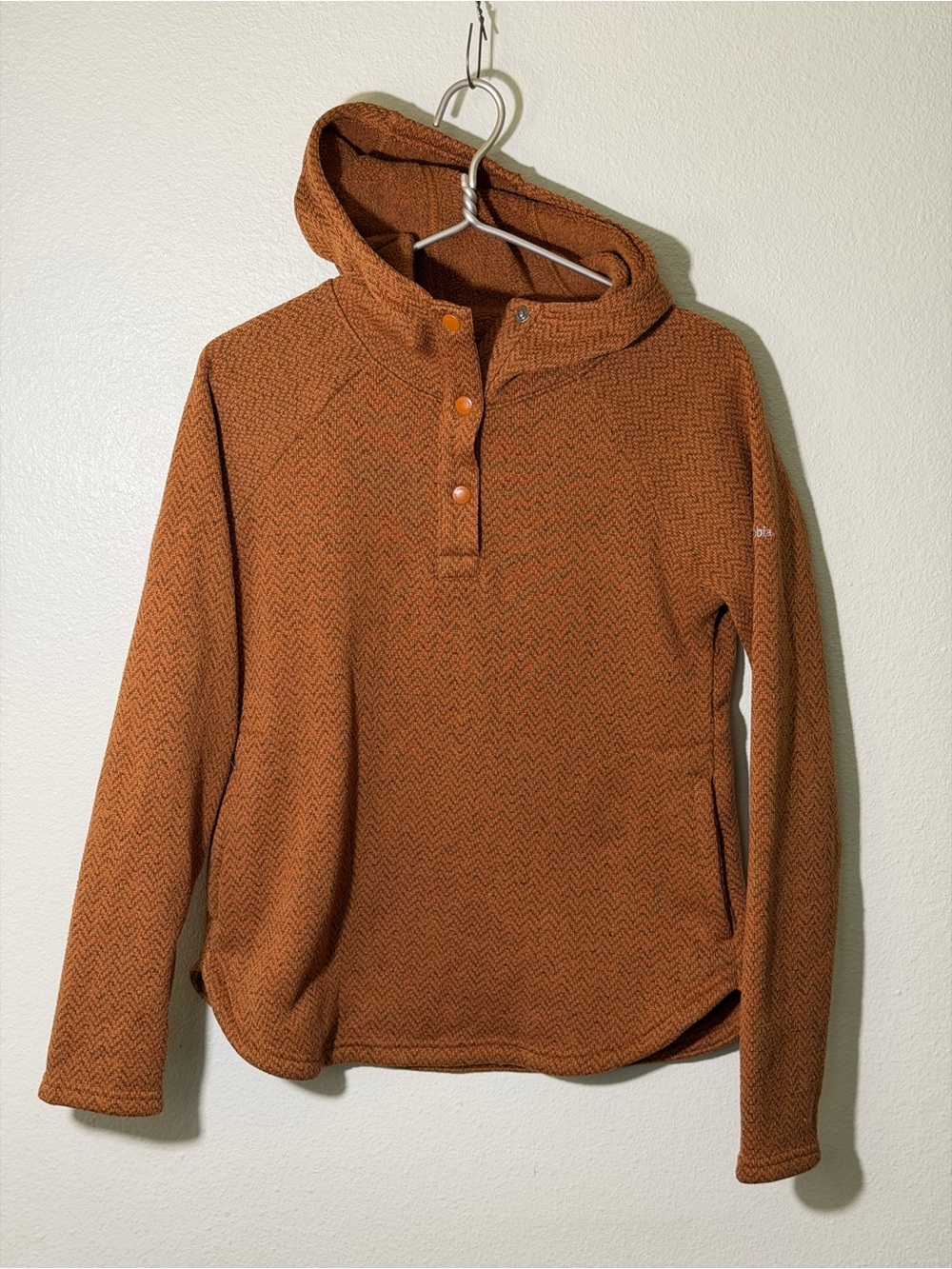 Columbia Hoodie 1/4 Snap Sweatshirt Pullover Darling Days II Womens Sz M Classic